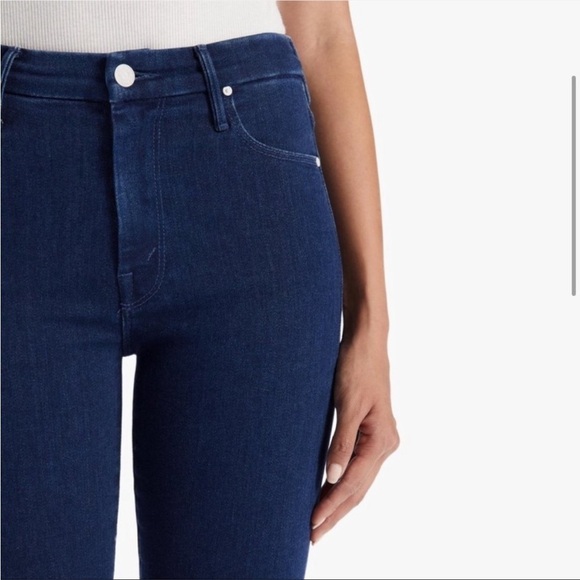 Mother high waisted Looker ankle 24 dark wash new with tags - Picture 2 of 14